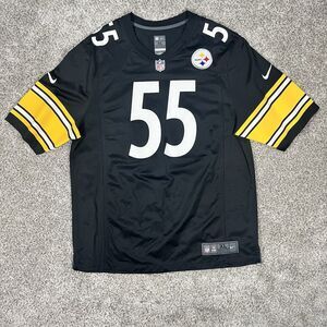 Pittsburgh Steelers Devin Bush Nike On Field NFL Jersey Size XL Black Home #55